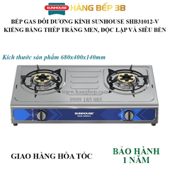 Bếp gas dương kính Sunhouse SHB31012-V