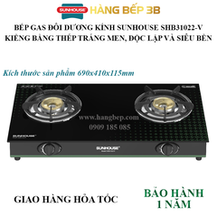 Bếp gas dương kính Sunhouse SHB31022-V