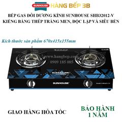 Bếp gas dương kính Sunhouse SHB32012-V