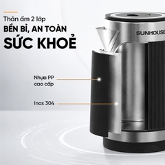 Bình đun siêu tốc inox 2 lớp Sunhouse 3.5 lít SHD1367