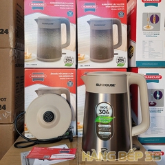 Bình siêu tốc inox 3 lớp Sunhouse 1.8 lít SHD1376