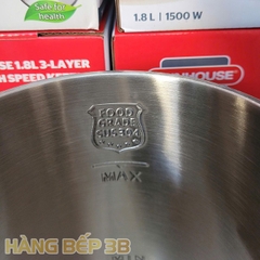 Bình siêu tốc inox 3 lớp Sunhouse 1.8 lít SHD1377