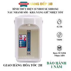 Bình thủy điện Sunhouse SHD1542 - 4.2 lít