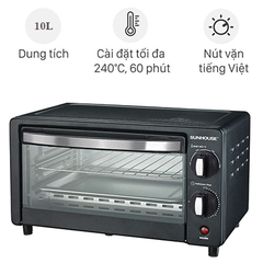 Lò nướng Sunhouse 10 lít SHD4206
