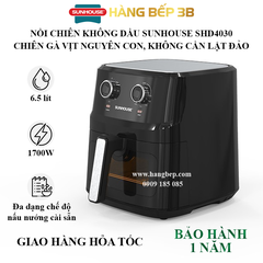 Nồi chiên không dầu Sunhouse 6.5 lít SHD4030