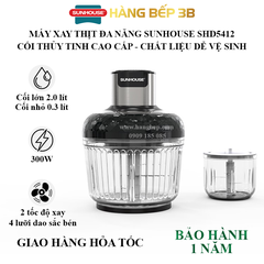 Máy xay thịt 2 cối Sunhouse SHD5412