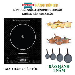 Bếp hồng ngoại Sunhouse SHD6011- Kèm vĩ nướng