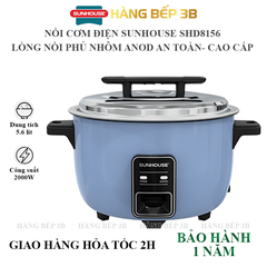 Nồi cơm điện 5.6 lít Sunhouse SHD8156