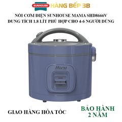 Nồi cơm điện Sunhouse Mama 1.8 lít SHD8666V