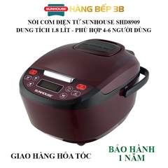 Nồi cơm điện Sunhouse 1.8 lít SHD8909