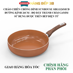 Chảo chiên chống dính Sunhouse 26cm SHG1126MCD