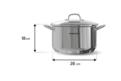 Nồi inox 3 đáy 26cm Sunhouse SHG301-26