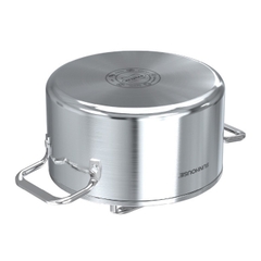 Nồi inox 304 liền đáy Sunhouse Healthy 24cm SHG705-24
