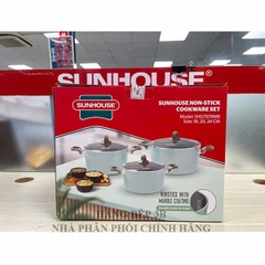 Bộ nồi nhôm chống dính SHG7979MB sử dụng bếp từ