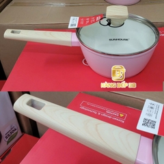 Bộ nồi chảo chống dính Nano Ceramic Sunhouse Healthy SHG7979MP2