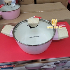 Bộ nồi chảo chống dính Nano Ceramic Sunhouse Healthy SHG7979MP2