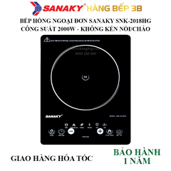 Bếp hồng ngoại cảm ứng Sanaky SNK-2018HG