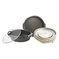 Nồi lẩu điện Tiger Queen SQ-C350 (BRN) - Nâu xám