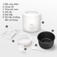 Nồi cơm điện Panasonic 1.8 lít SR-MA181WRA