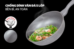 Chảo sâu lòng vân đá đáy từ 26cm Sunhouse SHG1226MMA