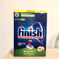 Viên rửa chén Finish all in 120 viên FVAT120LM - Hương Chanh