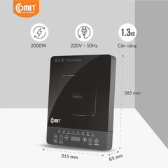 Bếp từ đơn cảm ứng Comet CM5415 - 2000W