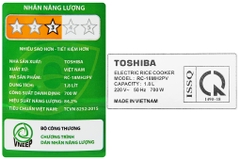 Nồi cơm điện nắp rời Toshiba 1.8 lít RC-18MH2PV(F)