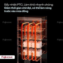 Máy sấy tiệt trùng Fujihome 180 lít DD180