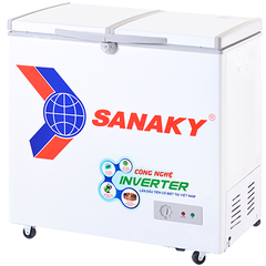 Tủ đông Sanaky inverter 208 lít VH-2599A3- Dàn lạnh ống đồng