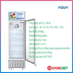 Tủ mát Aqua AQS-F318S (240L) - Chỉ giao tại HCM