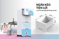 Tủ nhựa sơ sinh 4 ngăn Happy Baby Sunhouse KS-CA343B4