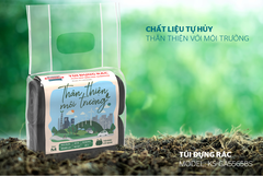 Túi đựng rác phân hủy sinh học Sunhouse KS-GA5565BS có quai xách