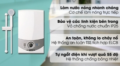 Máy nước nóng trực tiếp Ariston 4500W Aures SM45E SBS VN