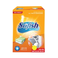 Viên rửa chén bát Sofish Maximum (120 viên)