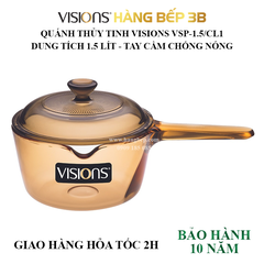 Quánh thuỷ tinh 1.5 lít Visions VSP-1.5/CL1