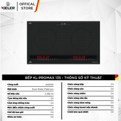 Bếp đôi điện từ Kieler KL-Platinum T106