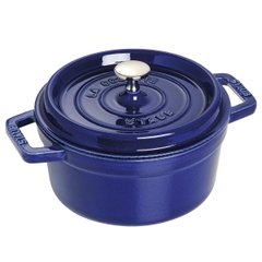 Staub - Nồi tròn màu xanh đen - 10cm - OPEN BOX