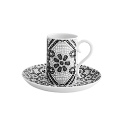 Vista Alegre - Bộ ly coffee Calçada Portuguesa - 8 món - 9.5cm