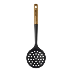 Staub - Muỗng đục lỗ silicon màu đen - 31cm