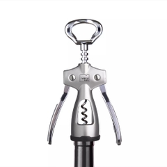 Vacu Vin - Khui rượu Winged màu bạc - 22.3cm