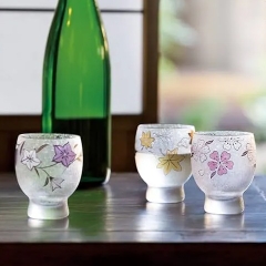 Aderia - Shiki Meguri - Bộ ly Sake - 4 cái