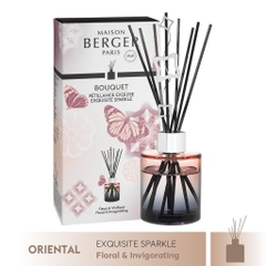 Maison Berger - Bộ lọ tinh dầu khuếch tán Lilly Pink - 200ml - 2 món