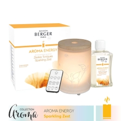 MAISON BERGER - Bộ máy xông tinh dầu hương Aroma Energy - 2 món