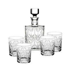 Vista Alegre - Bộ Whisky decanter & 4 ly Old fashion Avenue - 5 món - 40cm