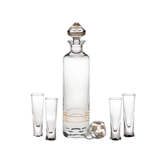 Vista Alegre - Bộ decante vodka  & 4 ly - 5 món - 39cm