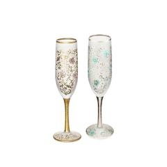 Aderia - Arabesque - Bộ ly rượu champagne G&S - 0.18L - 2 cái