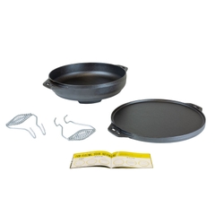 Lodge - Camp - Bộ nồi chảo cắm trại - 4 món