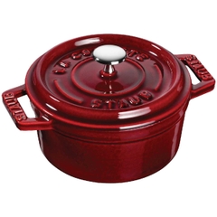 Nồi gang tròn STAUB màu đỏ lựu