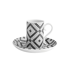 Vista Alegre - Bộ ly coffee Calçada Portuguesa - 8 món - 9.5cm