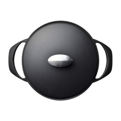 Unilloy - Nồi gang màu đen - 24cm